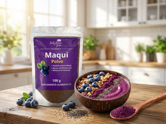 Maqui AYURZEN - Antioxidante Natural en Polvo