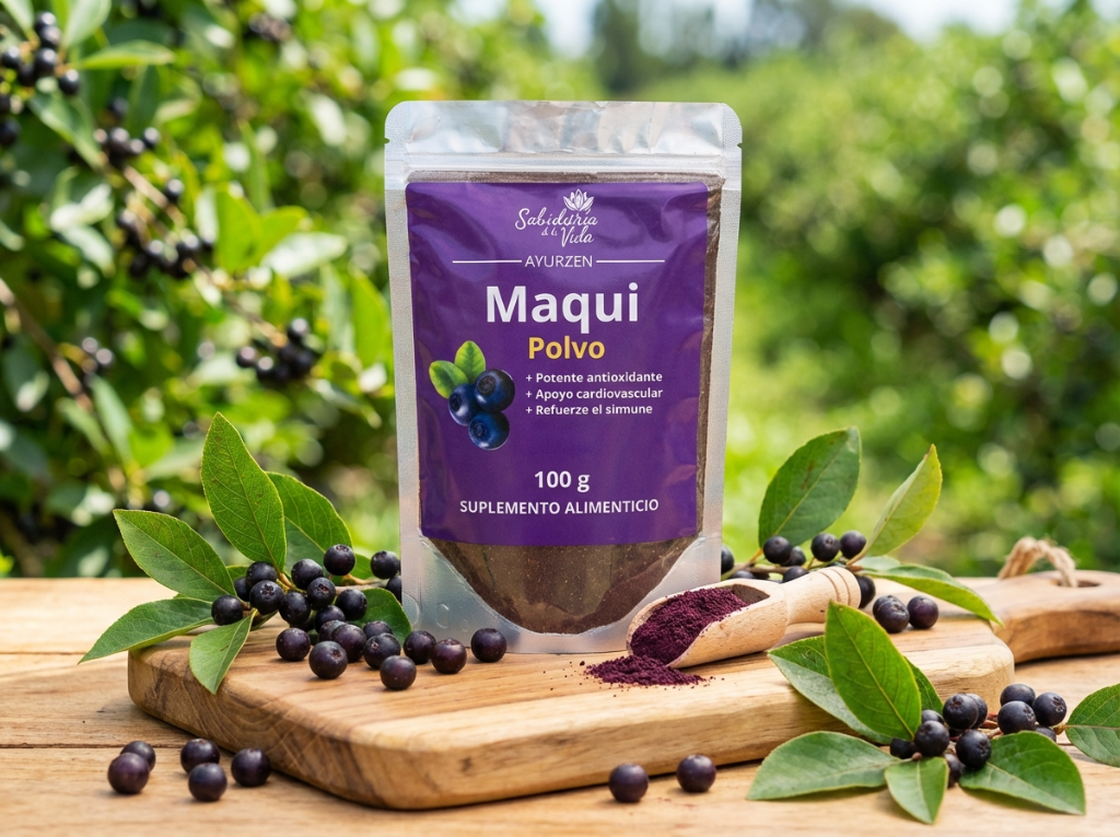 Maqui AYURZEN - Antioxidante Natural en Polvo