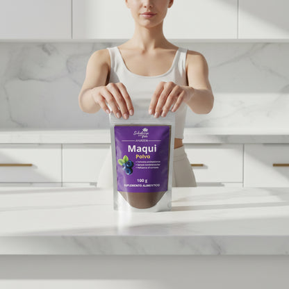 Maqui AYURZEN en polvo antioxidante natural de la Patagonia chilena