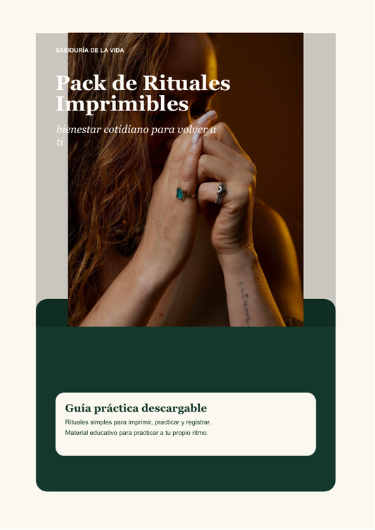 Portada Pack de Rituales Imprimibles: bienestar cotidiano para volver a ti